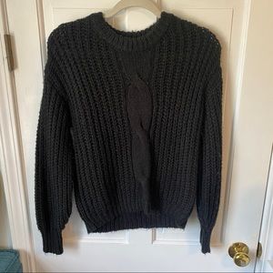 Black sweater